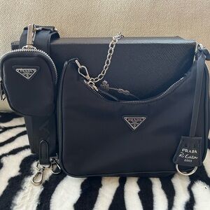 Prada bag with detachable strap